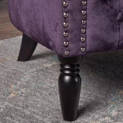 Milani Scroll Arm Loveseat - Christopher Knight Home -Baxton Studio Store GUEST 31974734 7e53 4638 999e d6970273b2cd