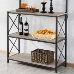 Yaheetech 63″ H Kitchen Baker’s Racks With 2 AC Outlets, 4-Tier Microwave Oven Stand -Baxton Studio Store GUEST 31ad69e7 25af 4017 ad56 ccbf9073b58d