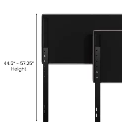 Emma And Oliver Modern Upholstered Headboard With Horizontal Line Stitching And Adjustable Height Rails -Baxton Studio Store GUEST 348ebca8 ef0c 420a b8ca bcbf494e294d