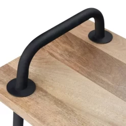 55" Sera Entryway Bench Natural - WyndenHall 15 55" Sera Entryway Bench Natural - WyndenHall -Baxton Studio Store GUEST 3498675a f5f6 4884 a1ce 87a3ba48a1ac