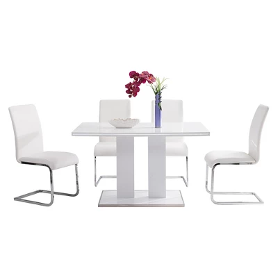 Set Of 2 Amanda Side Dining Chair - Armen Living 5 Set Of 2 Amanda Side Dining Chair - Armen Living - Image 3