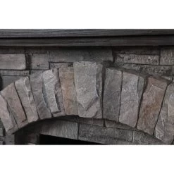 36" Freestanding Electric Fireplace Gray - Home Essentials -Baxton Studio Store GUEST 3540bc49 f362 42e5 8375 caf7d221bd79