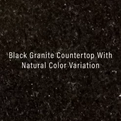 Cambridge Granite Top Portable Kitchen Island/Cart Cherry/Black - Crosley -Baxton Studio Store GUEST 35f73674 1a02 4603 8162 a8d381c8fc47