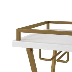 Trevia Folding Wine Rack White - CosmoLiving By Cosmopolitan -Baxton Studio Store GUEST 398abeb0 9ee8 41fd 9f09 aa0345b4a13d