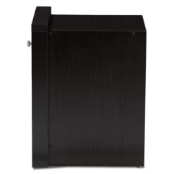 Danette Modern And Contemporary Finished 1 Drawer Nightstand Dark Brown - Baxton Studio -Baxton Studio Store GUEST 3bfc581e 3a47 4309 ad8f 2e9b89b0106d