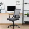 Yaheetech Adjustable Mid-Back Office Chair Computer Chair With Wheels -Baxton Studio Store GUEST 3c01a4d8 6572 4dc0 bebd ff1e5f652041