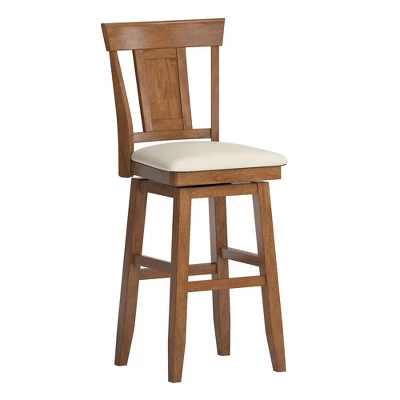 29" South Hill Panel Back Wood Swivel Height Barstool - Inspire Q 7 29" South Hill Panel Back Wood Swivel Height Barstool - Inspire Q - Image 5