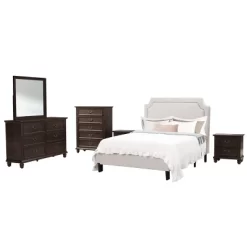 6pc Queen Angelique Bedroom Set With Upholstered Platform Bed - Abbyson Living -Baxton Studio Store GUEST 3df7645c 50ca 445e 9c1d 48498bf07f15