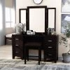 3pc Scrugham Contemporary 6 Drawer Vanity With Barstool Espresso - MiBasics -Baxton Studio Store GUEST 3e1ecbb5 5bc8 4748 9303 0803c4ae3d8a
