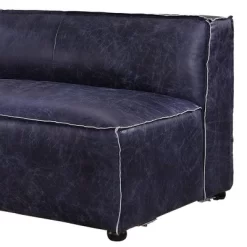 52" Birdie Sofa With Top Grain Leather Vintage Blue - Acme Furniture -Baxton Studio Store GUEST 3e39f5e3 920a 4f34 89e2 2a9ce654d5e1