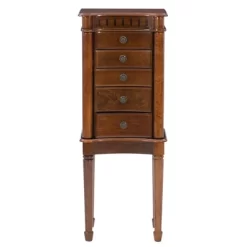 Kasey Jewelry Armoire Walnut - Powell Company -Baxton Studio Store GUEST 3eda9dd3 9538 40c5 bb02 273637776881