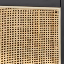 Allen Mid-Century Modern Buffet Black/Natural - Angelo:Home -Baxton Studio Store GUEST 3fd8812f b9b8 4791 aefb cef8134cc80b