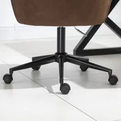 Vinsetto Mid Back Modern Home Office Chair Swivel Computer Desk Chair With Adjustable Height, Microfiber Cloth, Diamond Line Design, And Padded Armrests -Baxton Studio Store GUEST 40052e1c 3efb 4813 ac61 899af29d6ae3