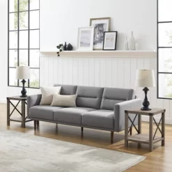 Set Of 2 Sophie Rustic Farmhouse X Frame Side Tables - Saracina Home -Baxton Studio Store GUEST 43e98224 dc95 406b 9b2a 49942d8153d0