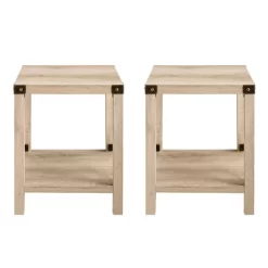 Set Of 2 Sophie Rustic Farmhouse X Frame Side Tables - Saracina Home -Baxton Studio Store GUEST 44f79b6e 19f0 4b8d a95b e597d82b26b9