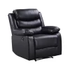 39" Eilbra PU Recliner Sofa Black- Acme Furniture -Baxton Studio Store GUEST 46ea097c 8a83 48f7 a544 8e9797e69666
