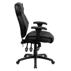 Emma And Oliver High Back Black LeatherSoft Multifunction Ergonomic Office Chair, Lumbar Knob 17 Emma And Oliver High Back Black LeatherSoft Multifunction Ergonomic Office Chair, Lumbar Knob -Baxton Studio Store GUEST 47b04eea cc90 4a55 8487 28cc443be12a