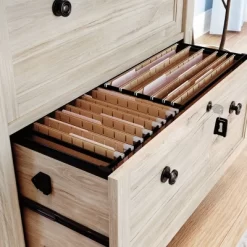 2 Drawer Hammond Lateral File Cabinet Chalk Oak - Sauder -Baxton Studio Store GUEST 491799e1 ae46 4750 a326 ea9428fb040c