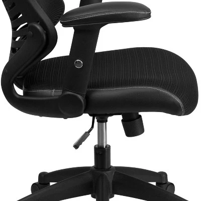 Executive Swivel Office Chair With Mesh Padded Seat - Flash Furniture 11 Executive Swivel Office Chair With Mesh Padded Seat - Flash Furniture - Image 9