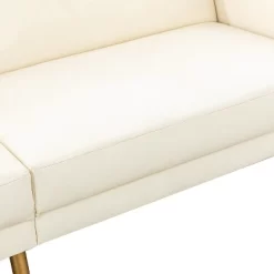 Lanna 76"Wide Vegan Leather Modern Style Convertible Futon Sofa Bed For Living Room Guest Bedroom | ARTFUL LIVING DESIGN -Baxton Studio Store GUEST 4b88fbc9 e903 403c b69d d70407a5deba