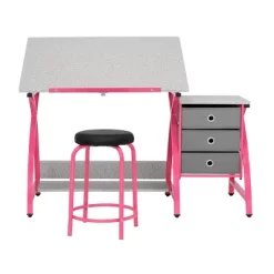 Comet Plus Drawing Table And Stool Set - Studio Designs -Baxton Studio Store GUEST 4cc70d04 de70 4c87 b81b 8b93fddf1a0a
