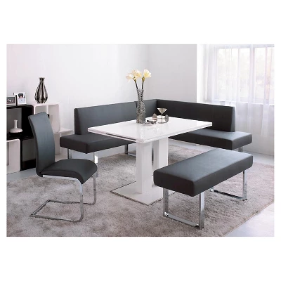 Set Of 2 Amanda Side Dining Chair - Armen Living 4 Set Of 2 Amanda Side Dining Chair - Armen Living - Image 2