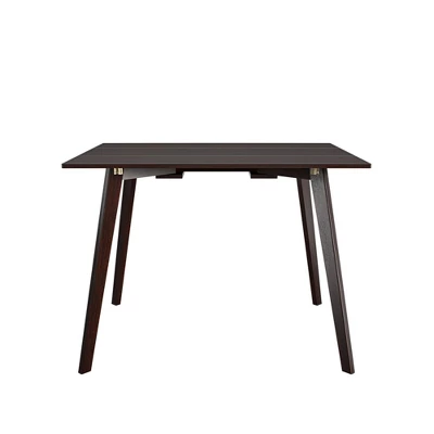 Cosco 48"x30" Wood Drop Leaf Dining & Console Table Dark Mahogany 7 Cosco 48"x30" Wood Drop Leaf Dining & Console Table Dark Mahogany - Image 5