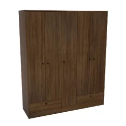 Denmark 5 Door 2 Drawer Wardrobe - Polifurniture -Baxton Studio Store GUEST 4f449049 f8a4 4ebf 94fb 75ddac5adeff
