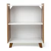 Morgan Mid-Century 2 Shelf Bookcase Wood/White - Humble Crew -Baxton Studio Store GUEST 51a29ab2 02dd 457c b751 c9b9f90e82cf