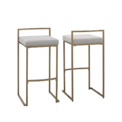 Set Of 2 Harlowe Barstools - Crosley -Baxton Studio Store GUEST 51f91f71 a8fa 46a8 97ee fb4526a09117