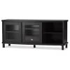 Walda Wood Cabinet With 2 Sliding Doors And 1 Drawer TV Stand For TVs Up To 60" Dark Brown/Gray - Baxton Studio 1 Walda Wood Cabinet With 2 Sliding Doors And 1 Drawer TV Stand For TVs Up To 60" Dark Brown/Gray - Baxton Studio -Baxton Studio Store GUEST 52e6c1a5 581e 4234 a534 2d067179cc34