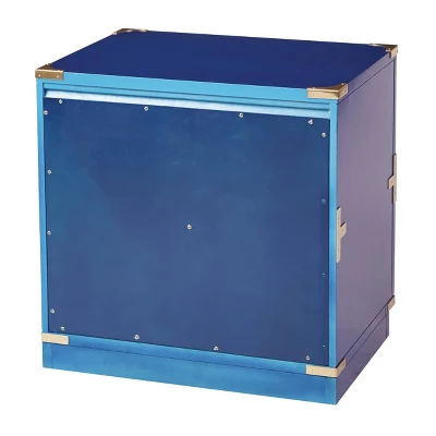2 Drawer Wellington Cabinet Blue - OSP Home Furnishings 4 2 Drawer Wellington Cabinet Blue - OSP Home Furnishings - Image 2