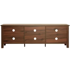 Better Home Products Noah Wooden 70 TV Stand With Open Storage Shelves In Brown -Baxton Studio Store GUEST 5323197e 6cf5 4b01 ba7b f35647e2a20b