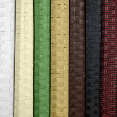 7 Ft. Tall Woven Fiber Room Divider - Dark Mocha (3 Panels) 4 7 Ft. Tall Woven Fiber Room Divider - Dark Mocha (3 Panels) - Image 2