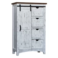 Darby Wardrobe Chest White - Picket House Furnishings