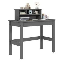 Logan Writing Desk Gray - Acme Furniture