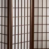 4 Ft. Tall Window Pane Shoji Screen - Walnut (4 Panels) -Baxton Studio Store GUEST 54a8877c bb1f 4191 bbf4 851c18cec1f2