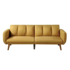 Adjustable Upholstered Sofa With Track Armrests And Angled Legs - Benzara -Baxton Studio Store GUEST 5647d452 28e0 4309 8b52 bdc8f6f3b114