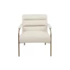 Abbot Upholstered Open Arm Metal Leg Accent Chair Beige - Madison Park -Baxton Studio Store GUEST 56d19d0b 59ab 4a19 aaeb 7e91ebe37856
