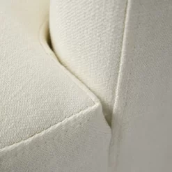 Bella 28'' Seat Width Contemporary Farmhouse,Upholstered Linen Swivel Chair, Armrest 360° Swivel Nursery Chair-The Pop Maison -Baxton Studio Store GUEST 56db71b1 7847 40f9 a824 5266c59da8b0