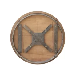 29" Clause Round Top Pedestal Dining Table Hickory Brown - International Concepts -Baxton Studio Store GUEST 56f1a4f4 c700 48bf 9831 d66ae0d2ca3a