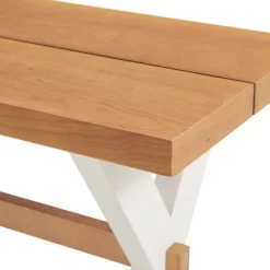 72" Chelsea Dining Table With 2 Benches Warm Cherry - Alaterre Furniture -Baxton Studio Store GUEST 590065d9 55be 426b 9912 755fa5f80a71