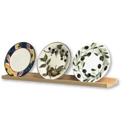 31" Decorative Shelf Wall Mounted With Front Edge Unfinished Wood - Inplace -Baxton Studio Store GUEST 59703bbb d9aa 4c1d b0cf 5aa958cc35eb