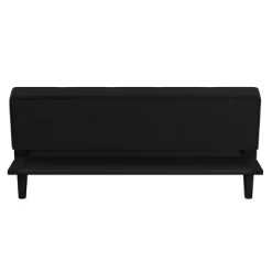 Lorrance 3 Seat Convertible Futon Sofa Bed Black - Serta -Baxton Studio Store GUEST 59f5c798 4fbb 472c a8a4 809ff46b8ee4