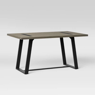 Brimfield Metal Base Dining Table - Threshold 4 Brimfield Metal Base Dining Table - Threshold - Image 2