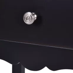 Costway 2 PCS Side Table End Accent Table Night Stand W/ 2 Drawers Black -Baxton Studio Store GUEST 5c5e186b f167 4217 84e1 dcbfbefbd099