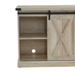 Edyo Living Rustic Farmhouse Wood TV Stand Media Console Table With Sliding Barn Doors And Adjustable Shelves For TVs Up To 65 Inches 11 Edyo Living Rustic Farmhouse Wood TV Stand Media Console Table With Sliding Barn Doors And Adjustable Shelves For TVs Up To 65 Inches -Baxton Studio Store GUEST 5ca9ce9a 96dd 47bd 8efa 65583e44d823
