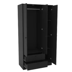 Denmark 3 Door And 2 Drawer Wardrobe - Chique