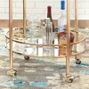 Devin Oval Metal Bar Cart Bright Gold - Lifestorey 1 Devin Oval Metal Bar Cart Bright Gold - Lifestorey -Baxton Studio Store GUEST 5df3e9f0 f07e 446e b947 b16db2d64c23