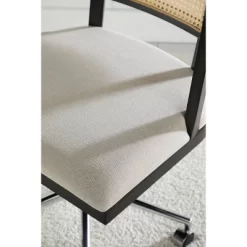 Archie Two Toned Cane Office Chair Black With Natural Cane - Abbyson Living -Baxton Studio Store GUEST 5e4d5e29 0c95 46b2 bedb a37a067cf947